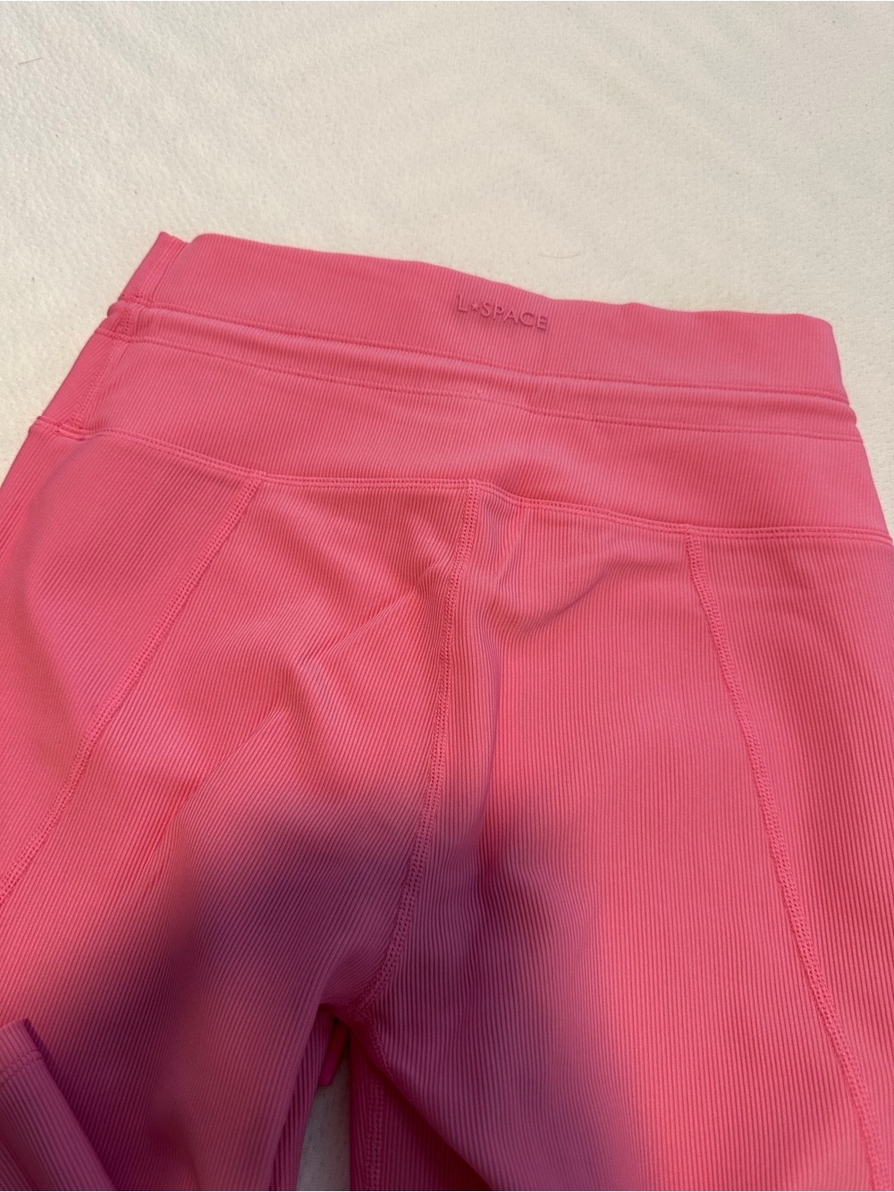 L-SPACE Pink Ribbed Two-Piece Set - Picture 6 of 7